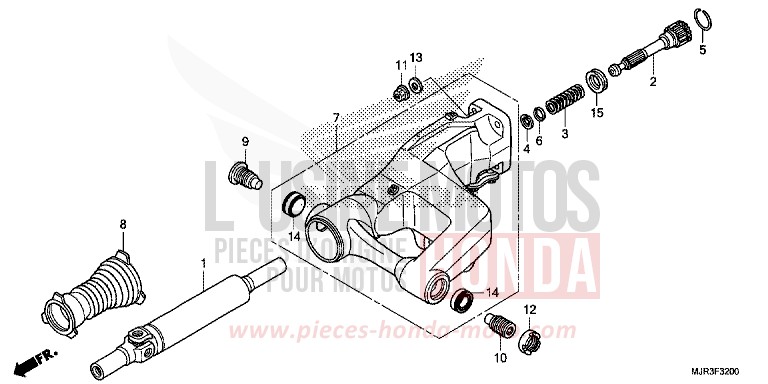 BRAS OSCILLANT de F6C "Valkyrie" GRAPHITE BLACK (NHB01) de 2015